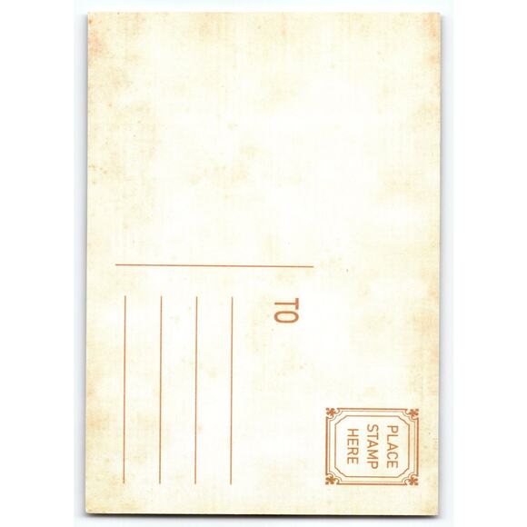 Blue Santa Claus Christmas Lithograph Postcard 5.5x4 Inches Holiday Greetings - Picture 2 of 2